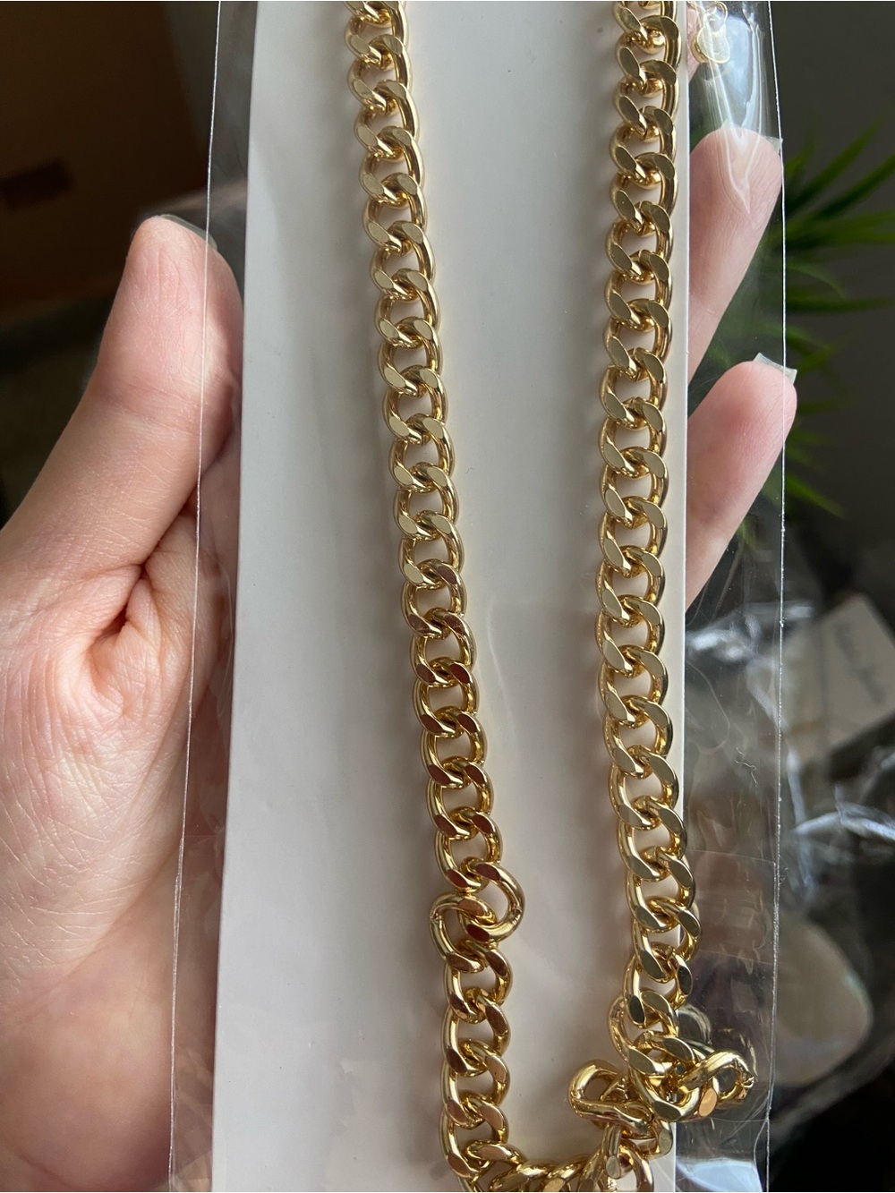 Gold Curb Chain Necklace - Classic Cuban Link